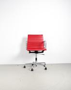 3x Vitra Eames Ea117 Bureaustoel Rood Leer – Aluminium, Huis en Inrichting, Bureaustoelen, Niet ingevuld, Niet ingevuld, Ophalen of Verzenden