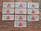 Set 10x 1 pfennig Krijgsgevangenen WO2, Ophalen of Verzenden, Overige soorten, Duitsland
