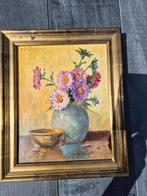 schilderij bloemen . 30x36 cm., Antiek en Kunst, Kunst | Schilderijen | Klassiek, Ophalen of Verzenden