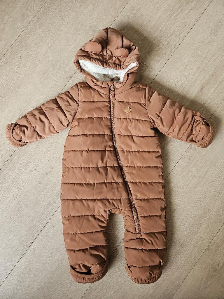 Sneeuwpak met teddy voering, Kinderen en Baby's, Babykleding | Maat 74, Zo goed als nieuw, Jongetje of Meisje, Jasje, Ophalen of Verzenden