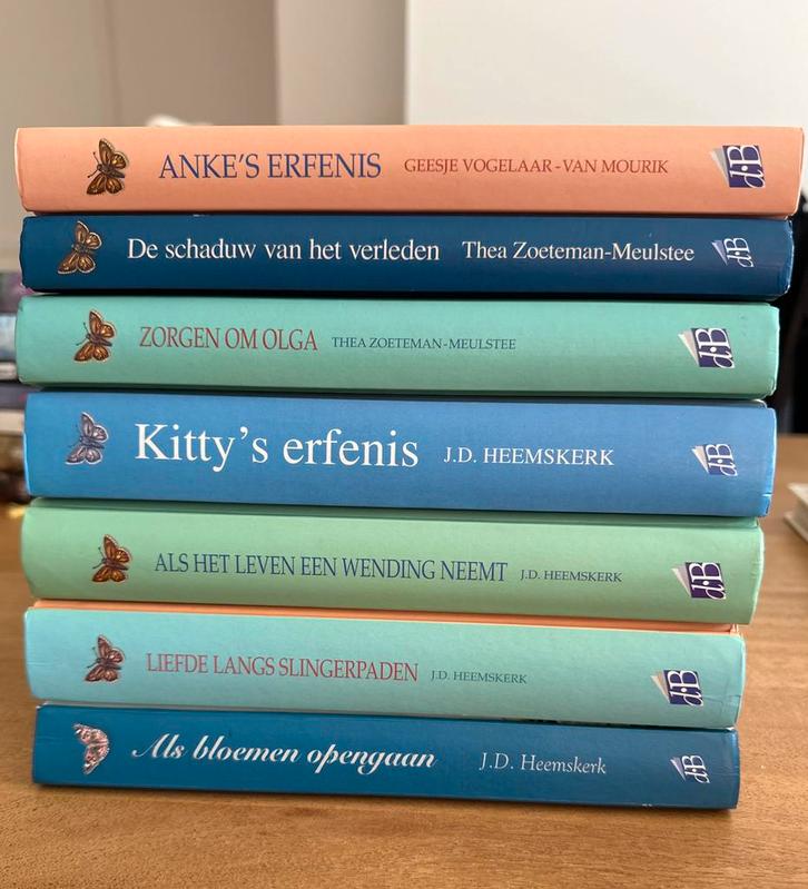 7 boeken van de vlinderserie, Boeken, Romans, Gelezen, Nederland, Ophalen of Verzenden