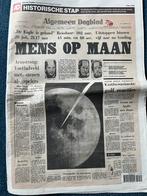 AD krant van 21 juli 1969 mens op de maan, Verzamelen, Tijdschriften, Kranten en Knipsels, Ophalen of Verzenden
