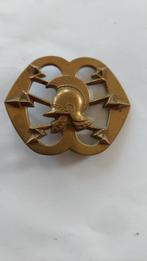 Badge embleem verbindingen landmacht., Verzenden, Landmacht, Nederland, Embleem of Badge