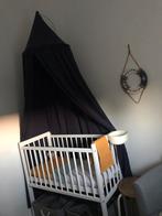 Donkerblauwe klamboe, sluier, bedhemeltje, omheining, Kinderen en Baby's, Babywiegjes en Ledikanten, Ophalen of Verzenden, Zo goed als nieuw