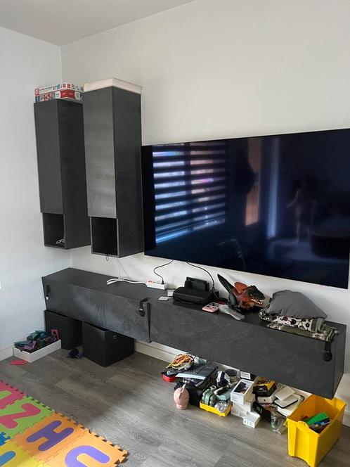 Zwevende tv meubel, Huis en Inrichting, Kasten | Televisiemeubels, Gebruikt, 200 cm of meer, 50 tot 100 cm, 25 tot 50 cm, Ophalen