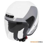 Held Biker Fashion Heros Jethelm, Wit-Zilver-Zwart, Motoren, Kleding | Motorhelmen, Ophalen of Verzenden, Nieuw met kaartje