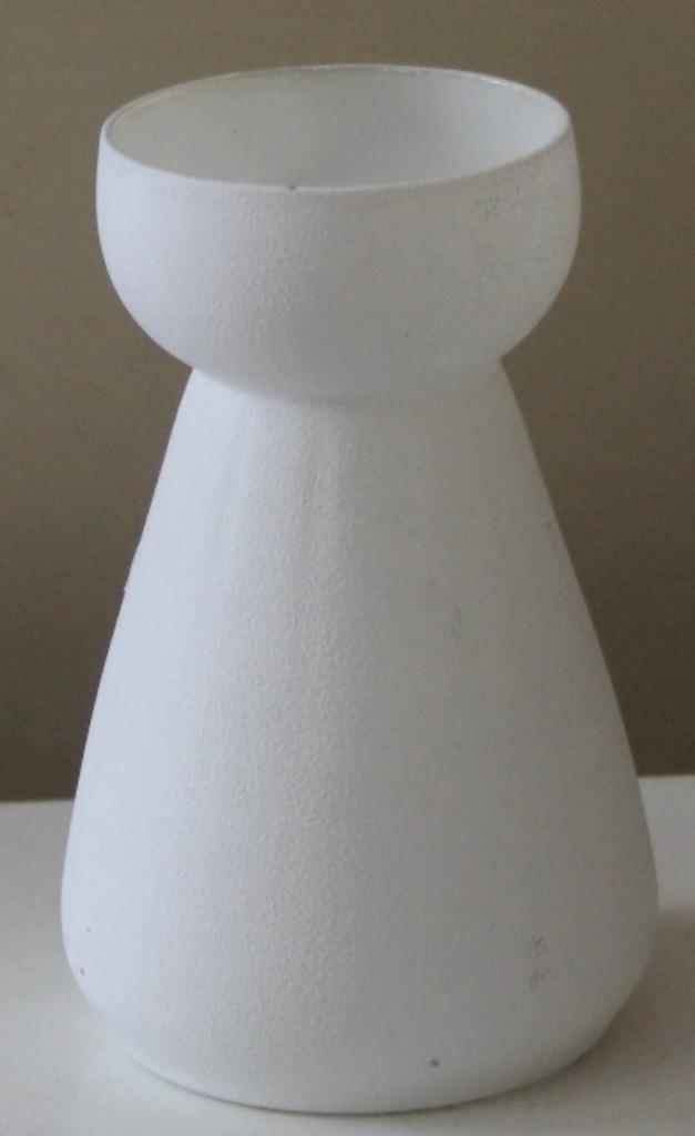 bollenglas hyacinthenglas 15 cm wit 6596, Antiek en Kunst, Antiek | Glas en Kristal, Ophalen of Verzenden