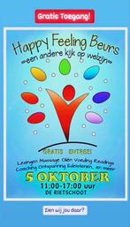Happy Feelings Beurs | Gezondheidsbeurs | Zondag 05-10-2025, Tickets en Kaartjes, Evenementen en Festivals, Eén persoon
