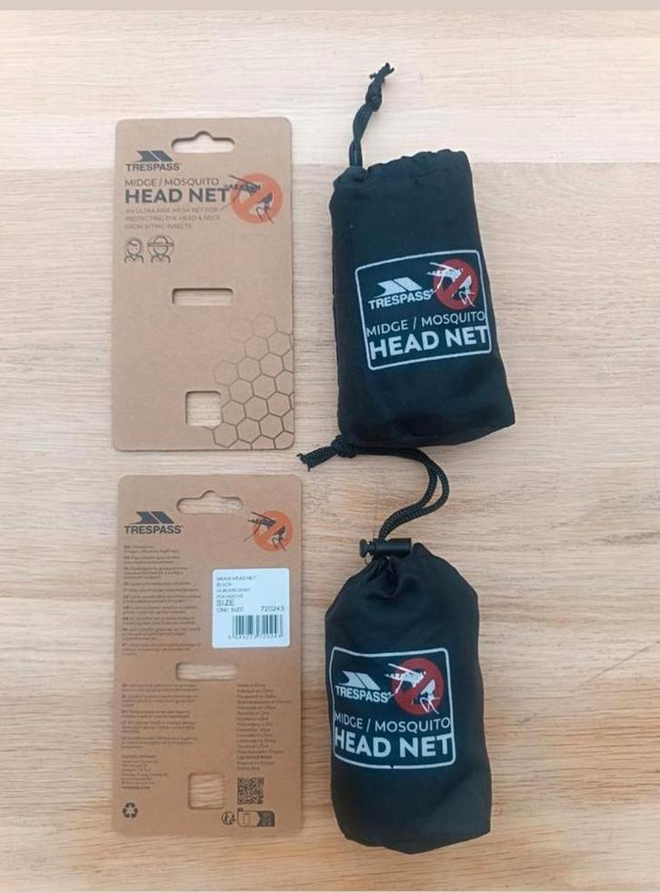Midges / Mosquito bescherming - headnet- hoofdnet.

Ga je na, Sieraden, Tassen en Uiterlijk, Overige Accessoires, Zo goed als nieuw
