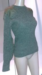 trui vintage militair khaki Bridgedale England S, Verzenden, Nieuw, Maat 36 (S), Groen