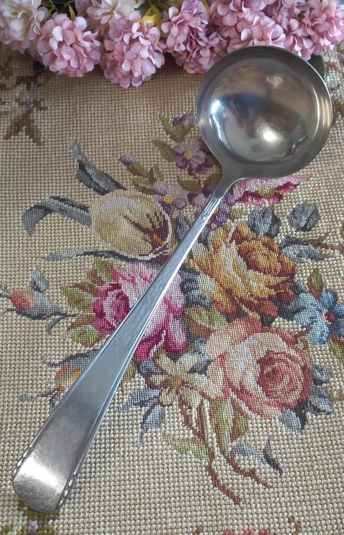 Mooie brocante soeplepel, Kruidnagel, Gero, nr. 294, Huis en Inrichting, Keuken | Bestek, Ophalen of Verzenden