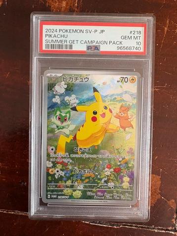 2024 pokemon SV-P JP Pikachu psa 10 beschikbaar voor biedingen