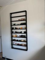Industrieel wijn/drank rek, Huis en Inrichting, Woonaccessoires | Wijnrekken, Ophalen, Zo goed als nieuw, Metaal