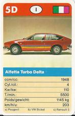 X29 autokaartje alfetta turbo delta ( 5d ), Ophalen of Verzenden, Zo goed als nieuw, Auto's