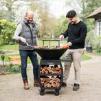 BBQ Plancha Companero XXL Blackline 2.0 met 80 cm bakplaat, Tuin en Terras, Houtskoolbarbecues, Nieuw, RJRoyal Living, Ophalen of Verzenden