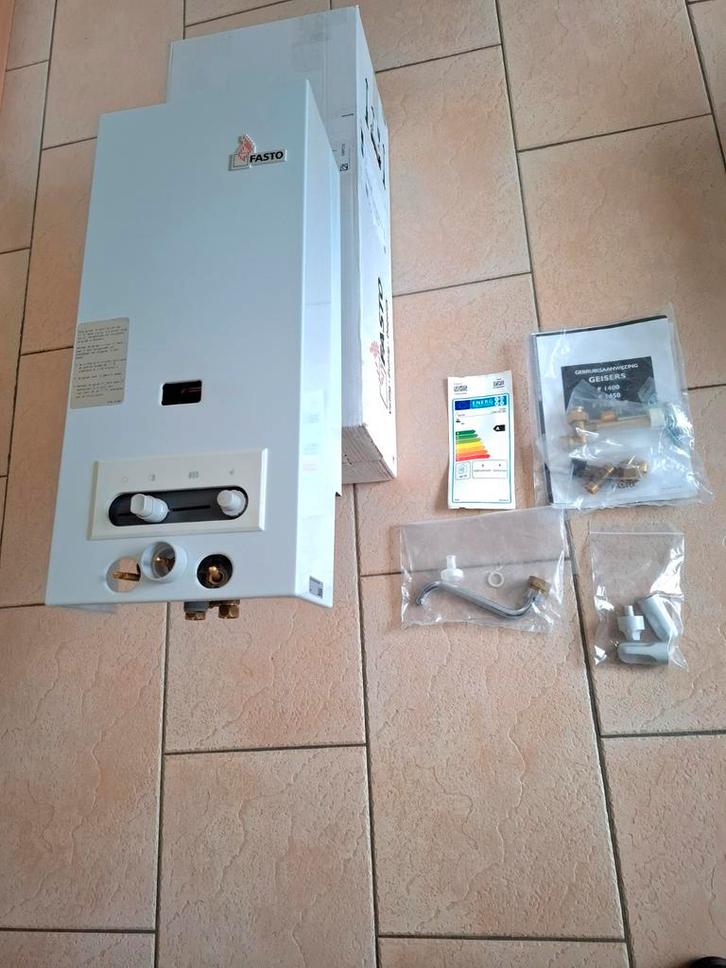 Geiser Fasto F1450 NIEUW IN DOOS !!, Doe-het-zelf en Verbouw, Geisers en Boilers, Nieuw, Geiser, Minder dan 20 liter, Minder dan 3 jaar oud