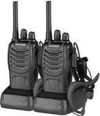 Portofoon 2stuks Walkie Talkie 5KM Bereik Met Led Zaklamp, Ophalen of Verzenden, Nieuw, 5 tot 15 km, Portofoon of Walkie-talkie