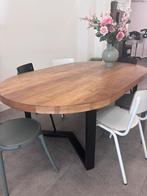 Grote ovale eettafel (optie met 6 stoelen), Huis en Inrichting, Tafels | Eettafels, Ophalen, 100 tot 150 cm, 200 cm of meer, Zo goed als nieuw