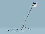 Anvia Sprinkhaan staande lamp zwart, Ophalen, Zo goed als nieuw, 150 tot 200 cm