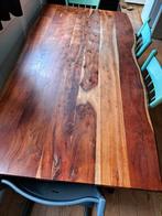 Boomstam tafel, Ophalen, Gebruikt, 50 tot 100 cm, Vijf personen of meer
