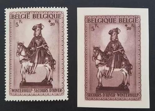 Belgie 1942 - OBP 592A-592B - Sint-Maarten, Postzegels en Munten, Postzegels | Europa | België, Postfris, Overig, Postfris, Ophalen of Verzenden