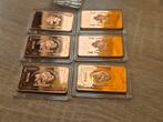 5 x 1 oz Koperbaar: USA Copper Buffalo Bar. Koper. Bullion., Postzegels en Munten, Edelmetalen en Baren, Ophalen of Verzenden
