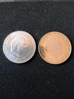 10 guden zilver  2 stuks, Ophalen of Verzenden, Koningin Juliana, 10 gulden, Zilver