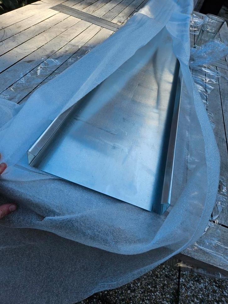 Zinken Deklijst  26 x 4 cm - Nieuw, Doe-het-zelf en Verbouw, Metalen, Nieuw, Overige metalen, Ophalen
