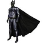 Batman kostuum zgan, Maat 52/54 (L), Overige thema's, Ophalen of Verzenden, Zo goed als nieuw