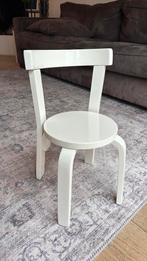 Houten stoeltje kind wit, Huis en Inrichting, Krukjes, Ophalen, Zo goed als nieuw, Hout
