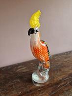 papegaai - glazen sculptuur - originele Murano glas, Ophalen of Verzenden