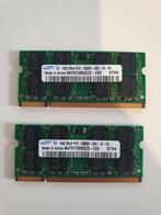 Samsung M470T2953EZ3-CE6 1GB DDR2 SODIMM, Computers en Software, RAM geheugen, Gebruikt, Ophalen of Verzenden, DDR2