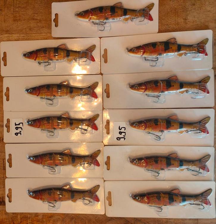 Kunstaas snoeken, swimbait snoek, baars, zeebaars, Watersport en Boten, Hengelsport | Karpervissen, Nieuw, Overige typen, Ophalen of Verzenden