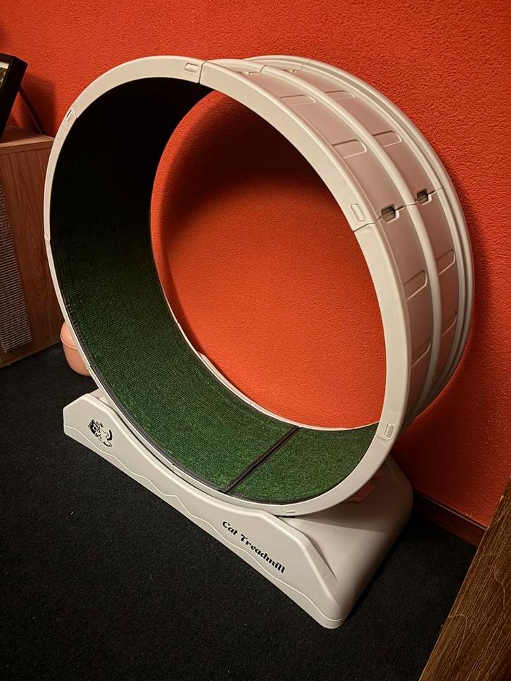 Katten loopwiel, Dieren en Toebehoren, Krabmeubelen, Zo goed als nieuw, Krabton, Ophalen