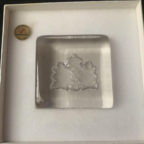 Presse Papier Zuid Holland, Antiek en Kunst, Antiek | Glas en Kristal, Ophalen of Verzenden