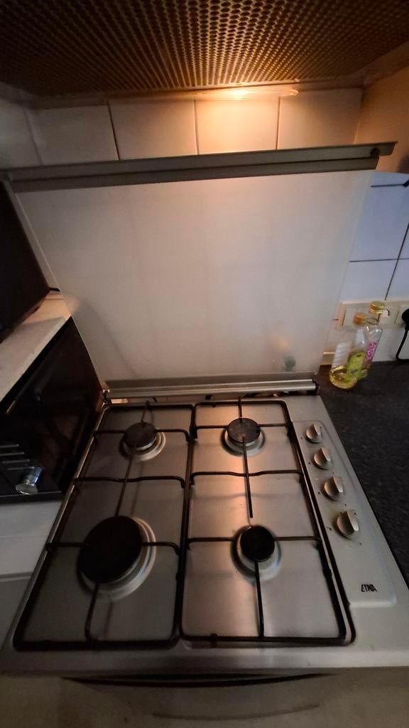 2x Etna 4-pits gaskookplaat met glazen klep, Witgoed en Apparatuur, Kookplaten, Gebruikt, Inbouw, Gas, 4 kookzones