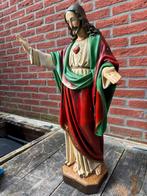 Vintage Jezus Beeld - Gips, Antiek en Kunst, Ophalen