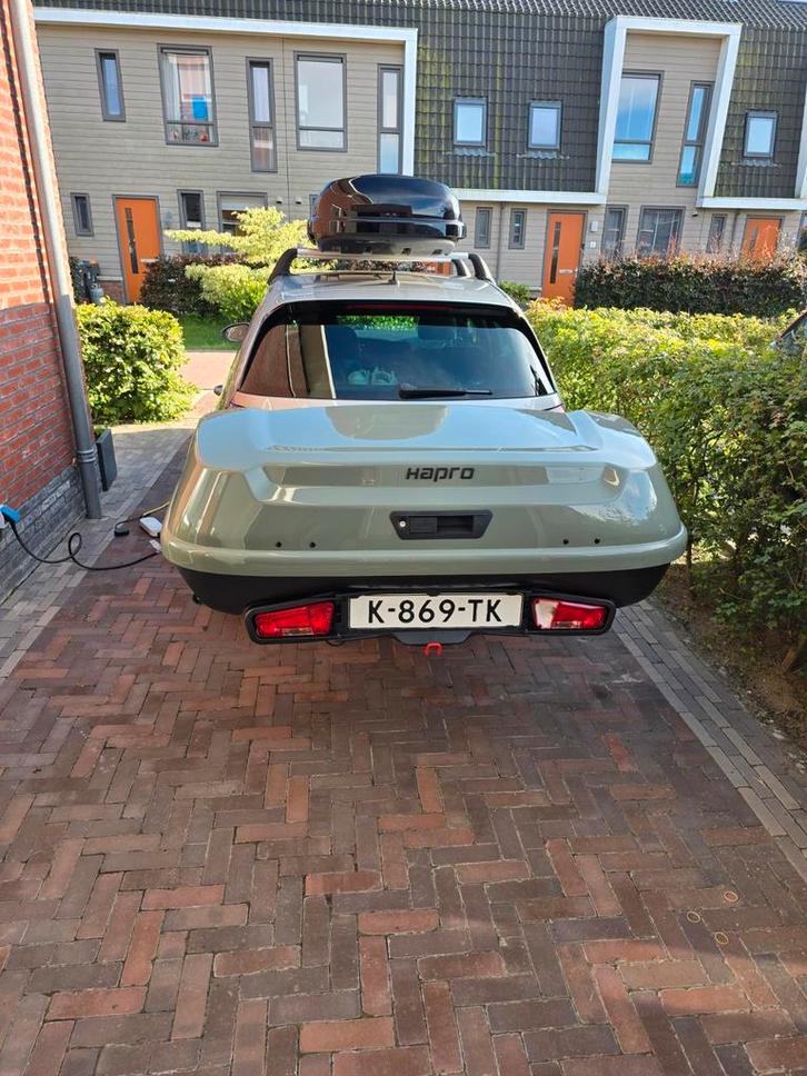 Te huur hapro 420 liter trekhaakkoffer , Bagagekoffer ,, Auto diversen, Dakkoffers, Zo goed als nieuw, Ophalen