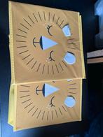 2x IKEA Kallax Dröna Bakken Leeuw opbergdozen, Overige materialen, Minder dan 50 cm, Gebruikt, .
