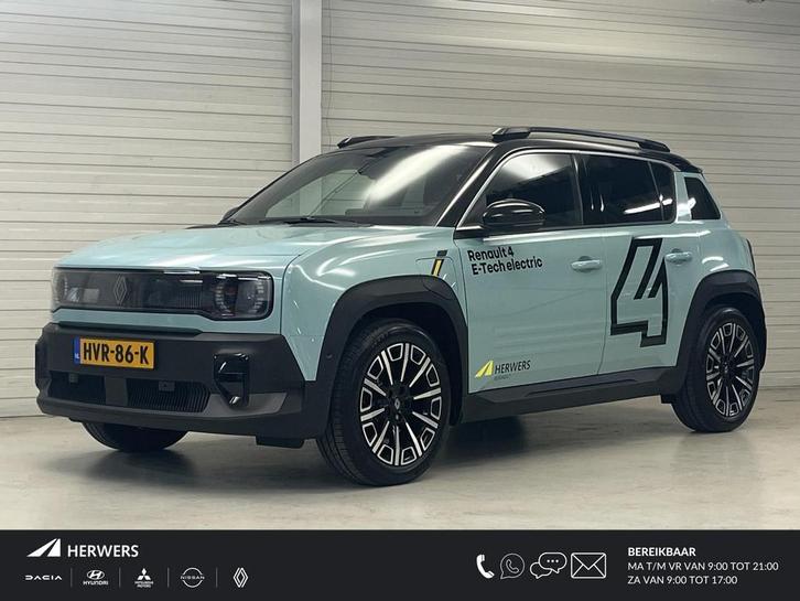 Renault 4 comfort range iconic 52 kWh, Auto's, Renault, Bedrijf, Te koop, Overige modellen, ABS, Achteruitrijcamera, Adaptive Cruise Control