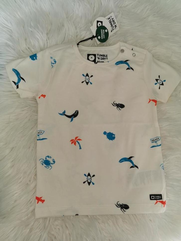 Tumble N dry summer shirt zomer jongen maat 80 nieuw, Kinderen en Baby's, Babykleding | Maat 80, Nieuw, Jongetje, Ophalen of Verzenden