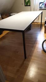 Grote tafel 220x100x75, Huis en Inrichting, Tafels | Eettafels, 200 cm of meer, 50 tot 100 cm, Rechthoekig, Metaal