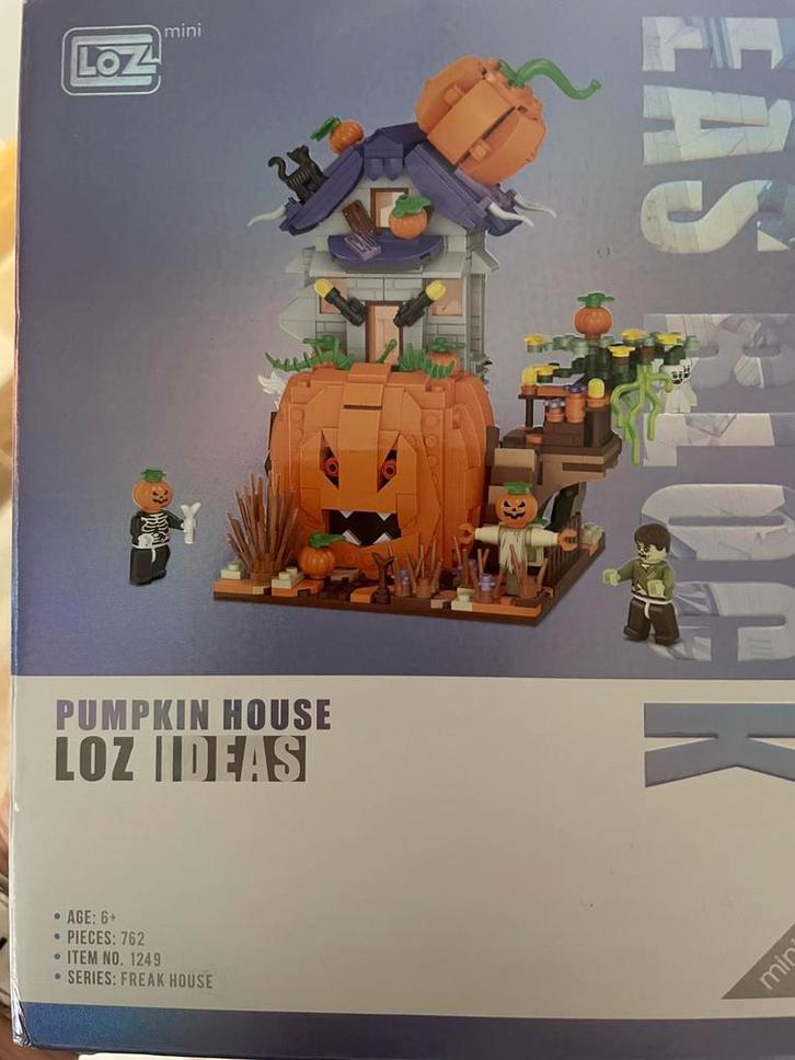 Mini bricks pompoen halloween huis nieuw, Kinderen en Baby's, Speelgoed | Bouwstenen, Nieuw, Ophalen of Verzenden