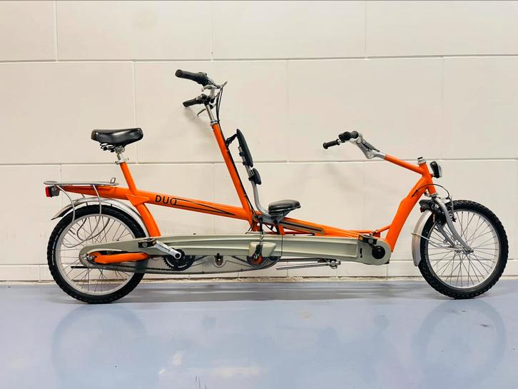 Van Raam Duo. Ouder kind tandem, versnellingen, inst. vrijl., Fietsen en Brommers, Fietsen | Tandems, Zo goed als nieuw, Minder dan 10 versnellingen