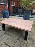 Salontafel - Acacia Hout, Gebruikt, 100 tot 150 cm, Modern, Minder dan 50 cm