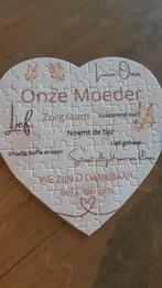 Origineel moederdag cadeau, in de vorm van puzzel, Ophalen of Verzenden, Nieuw