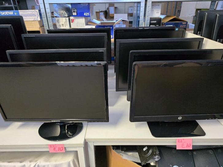 OPRUIMING 22" monitoren Samsung LG Iiyama Acer etc €5-€10, Computers en Software, Monitoren, Gebruikt, 60 Hz of minder, DisplayPort