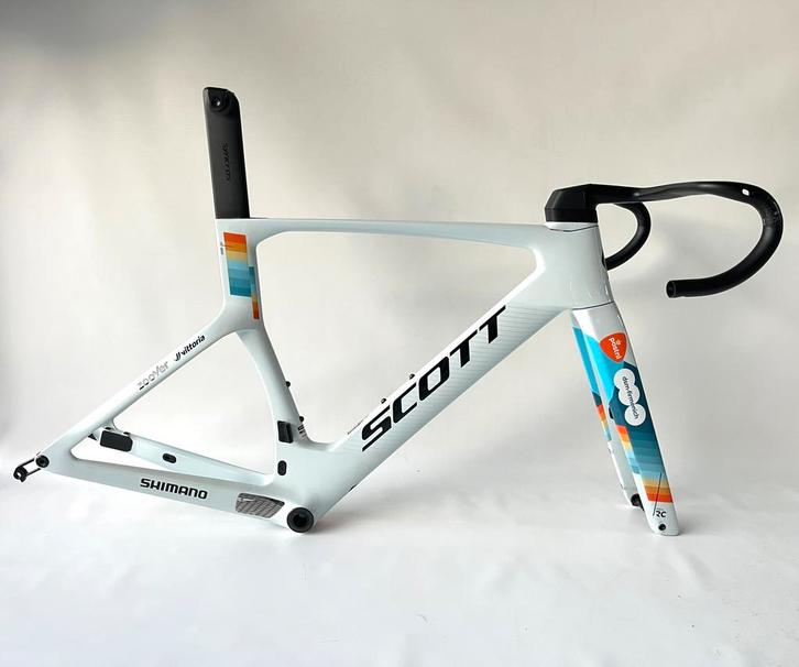 Scott Foil RC HMX Disc frameset - Maat S - Team PostNL DSM, Fietsen en Brommers, Fietsonderdelen, Gebruikt, Racefiets, Frame, Ophalen of Verzenden