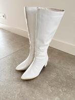 Lange, witte laarzen, maat 40, Kleding | Dames, Schoenen, Hoge laarzen, Wit, Ophalen of Verzenden, Zo goed als nieuw