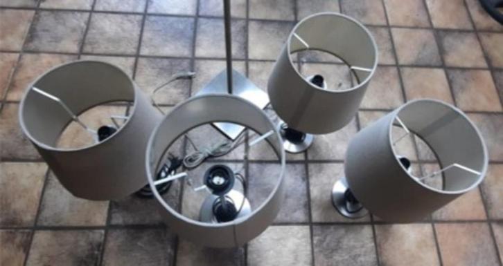 Lampenset, Huis en Inrichting, Lampen | Losse lampen, Zo goed als nieuw, Gloeilamp, 30 tot 60 watt, E27 (groot), Ophalen